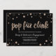 Bolhas de Champanhe do Pop Fizz Clink | Convite de (Frente/Verso)