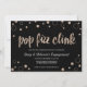 Bolhas de Champanhe do Pop Fizz Clink | Convite de (Frente)