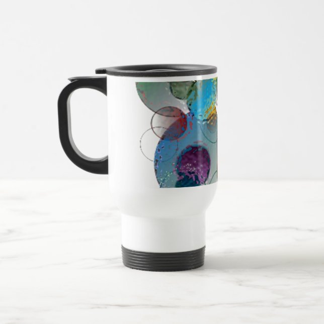 Bolhas de vidro de Caneca de viagem divertida (Esquerda)