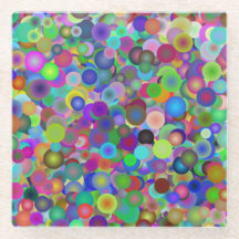 Bolhas Porta copos de vidro