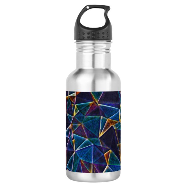Bolhas quebradas Garrafa de água de aço inoxidável (Frente)