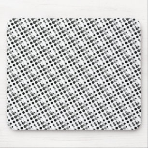 Bolhas retros cinzentas metálicas Mousepad