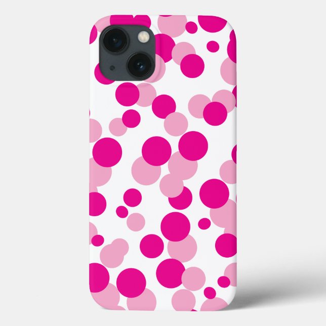 Bolhas Rosa Confetti iPad Case (Verso)