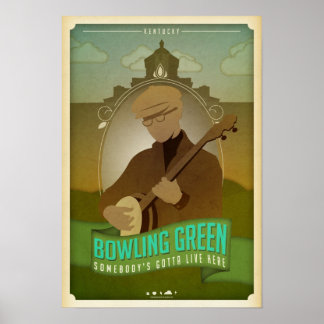 Boliche da Poster Verde do Kentucky