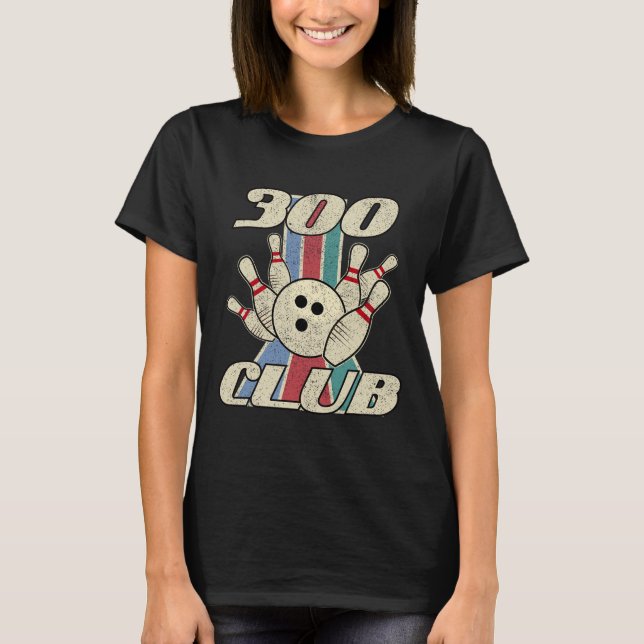 boliche Do Clube 300 T Camisa Retro Distante Perfe (Frente)