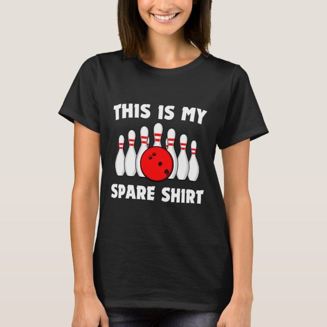 Boliche Engraçada Esta É A Minha Camisa De Boliche (Frente)