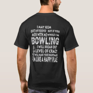 Boliches Engraçadas Camisas Felizes Boliches Pres