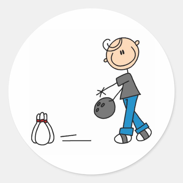 Boliches Para Um Adesivo Em Greve (Frente)