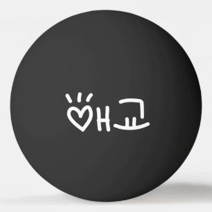 Bolinha De Ping Pong 애 Coreano 교 Aegyo Ping Pong B de língua angul