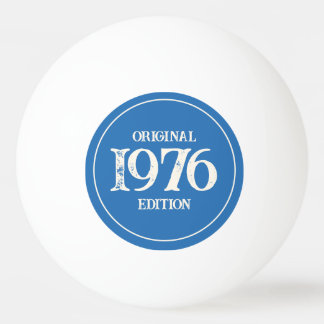 Bolinha De Ping Pong 1976 Edição Original em azul oceano