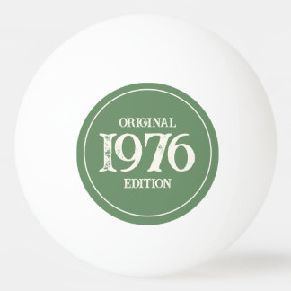 Bolinha De Ping Pong 1976 Original Edition on pine green