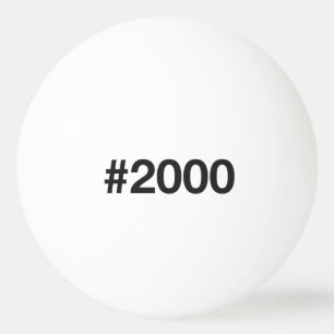 Bolinha De Ping Pong 2000 Hashtag 23 Aniversário de Aniversário