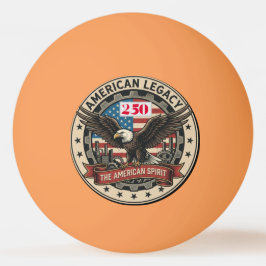 Bolinha De Ping Pong 250º Aniversário dos EUA