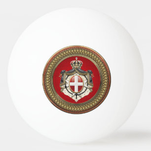 Bolinha De Ping Pong [400] Ordem de Malta - Casaco de armas SMOM