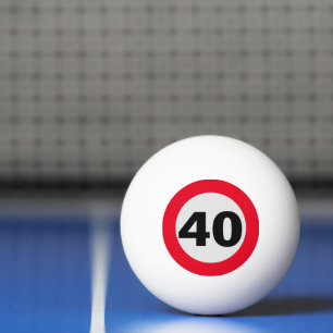 Bolinha De Ping Pong 40 Jahre Geburtstag Tischtennisball