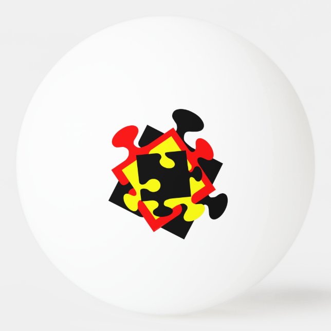 Bolinha De Ping Pong 4 peças de vidro (Frente)