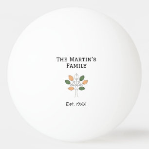 Bolinha De Ping Pong a árvore da comunidade do nome do ano de reencontr