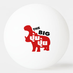 Bolinha De Ping Pong A gordura GRANDE do ☆ de PUM PUI no ☆ da líng