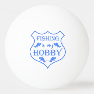Bolinha De Ping Pong A pesca é a minha citação do escudo hobby na crist