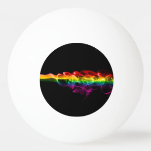 Bolinha De Ping Pong A pluma de energia arco-íris de SlipperyJoe foi ca