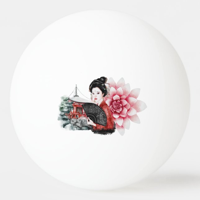 Bolinha De Ping Pong A Série Okinawa Design 36  (Frente)