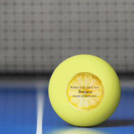 Bolinha De Ping Pong A vida dá-te uma citação de limões