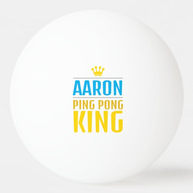 Bolinha De Ping Pong Aaron (Frente)