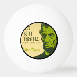 Bolinha De Ping Pong Abraham Lincoln O Grande Homens Comum
