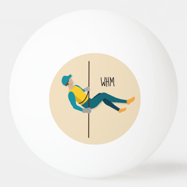 Bolinha De Ping Pong Abseiling (Frente)