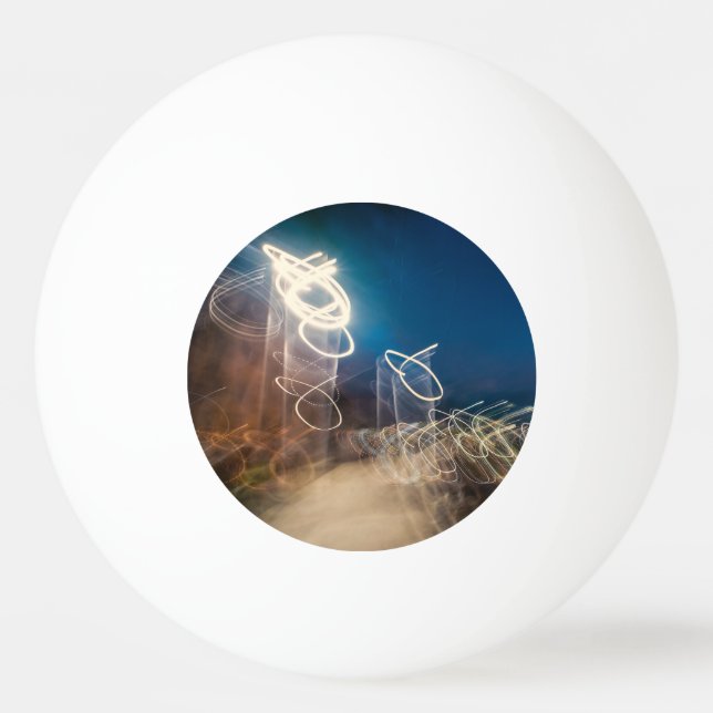 Bolinha De Ping Pong Abstract Intentional Camera Movement Night Light T (Verso)