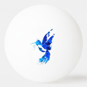 Bolinha De Ping Pong Abstrato azul