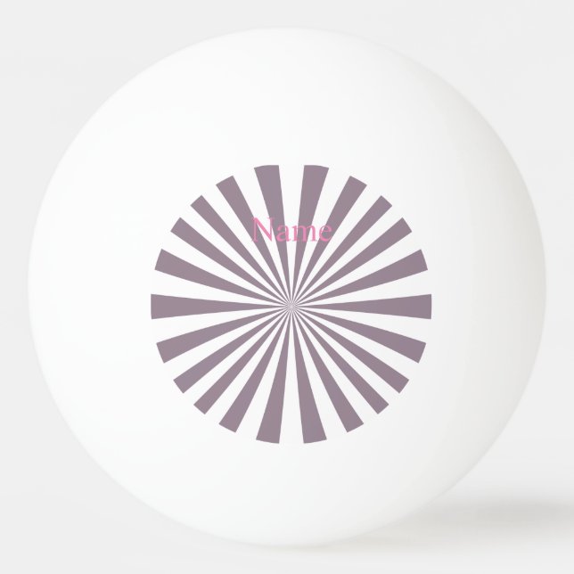 Bolinha De Ping Pong Abstrato Starburst Thunder_Cove (Frente)