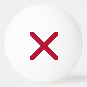 Bolinha De Ping Pong Alabama: Cruz Carmesim de São André Bandeira