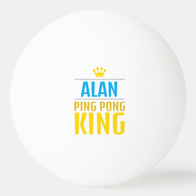 Bolinha De Ping Pong Alan (Frente)