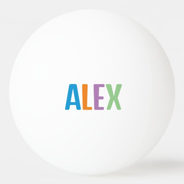 Bolinha De Ping Pong Alex (Frente)