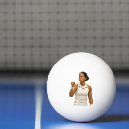 Bolinha De Ping Pong Alexandra Eala - Campeão de Guadalajara 2025