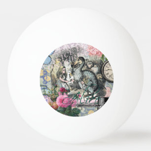 Bolinha De Ping Pong Alice Classic Wonderland Dodo Arte Tenniel