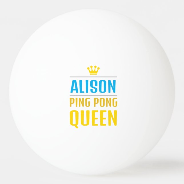 Bolinha De Ping Pong Alison (Frente)