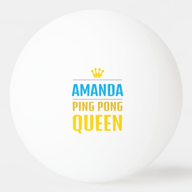 Bolinha De Ping Pong Amanda (Frente)