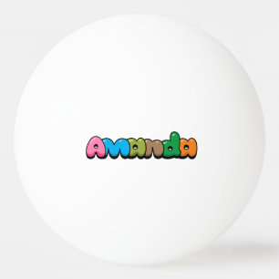 Bolinha De Ping Pong Amanda