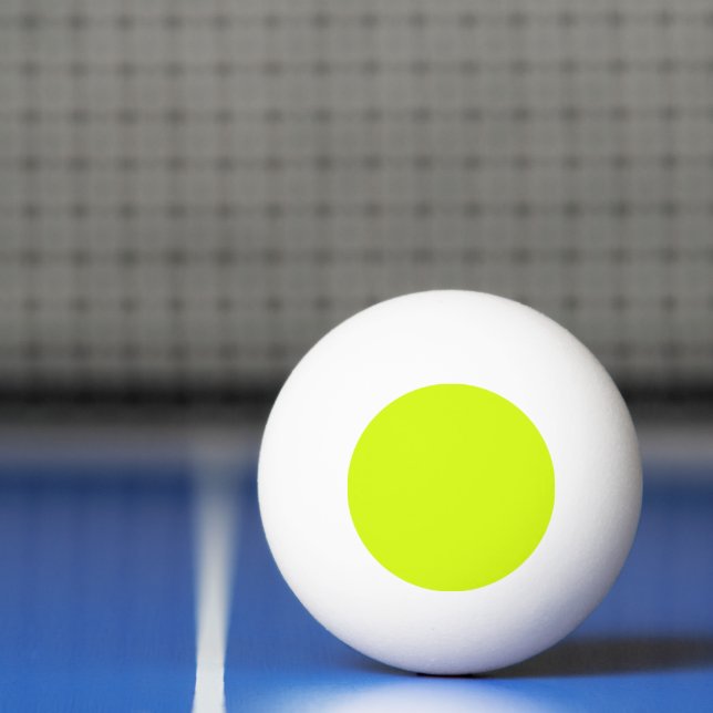 Bolinha De Ping Pong amarelo chartreuse cor sólida (Líquido)