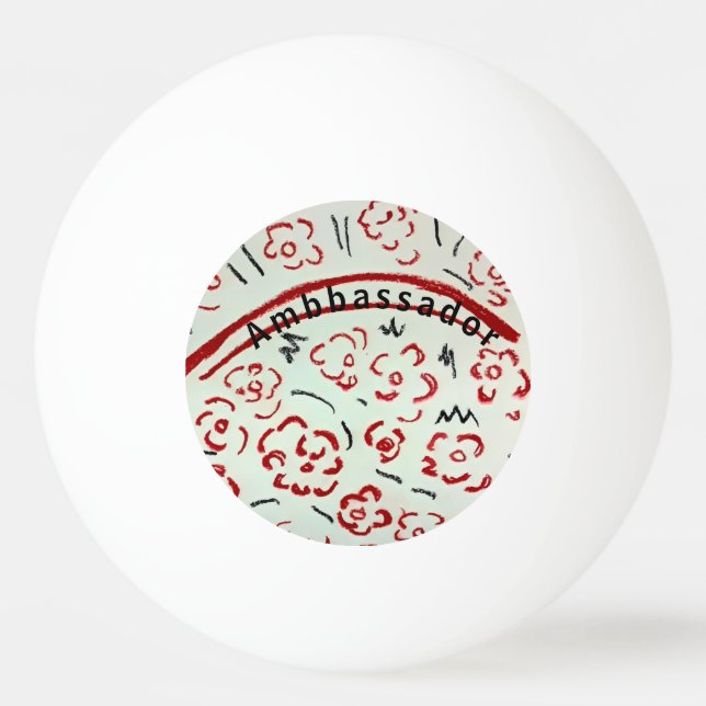 Bolinha De Ping Pong Ambassador (Frente)