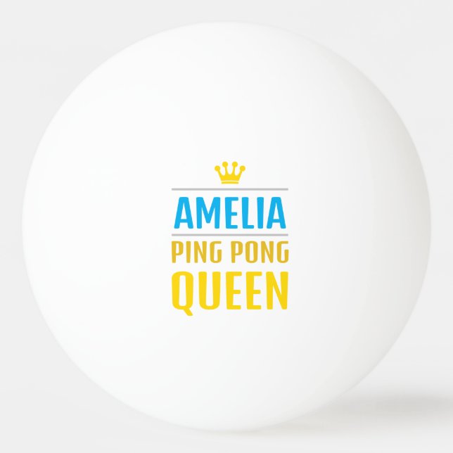 Bolinha De Ping Pong Amelia (Frente)