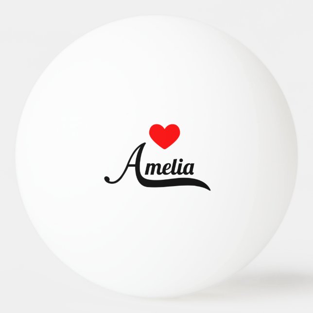 Bolinha De Ping Pong Amelia (Frente)
