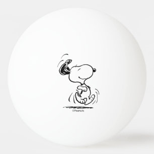 Bolinha De Ping Pong Amendoins Dança Feliz Snoopy