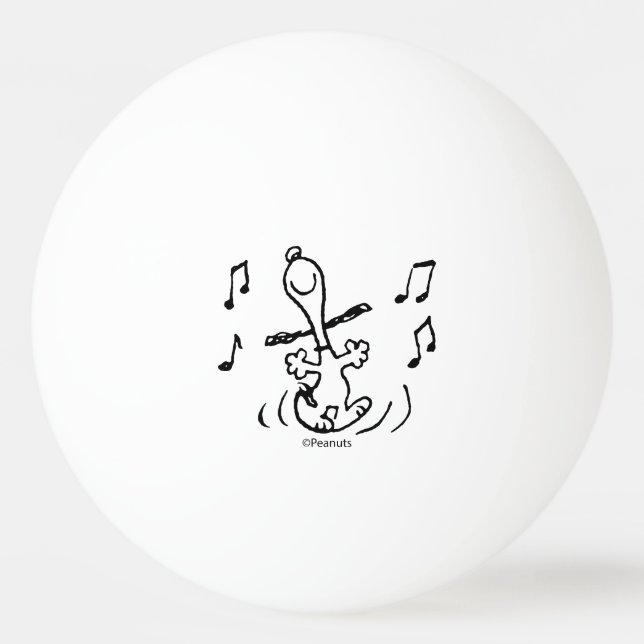 Bolinha De Ping Pong Amendoins | Snoopy Dancing (Frente)