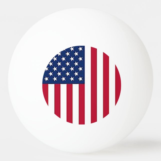 Bolinha De Ping Pong American flag (Frente)