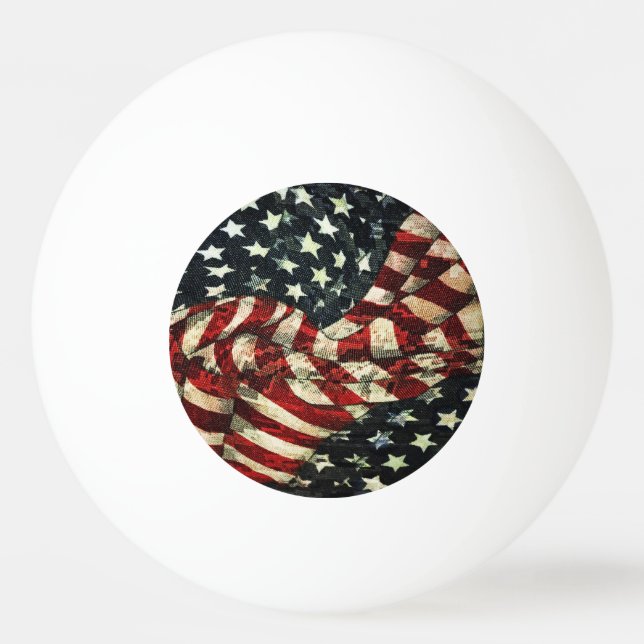 Bolinha De Ping Pong American Flag-Camouflage por Shirley Taylor (Frente)