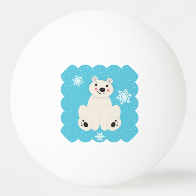 Bolinha De Ping Pong Amigo polar (Frente)