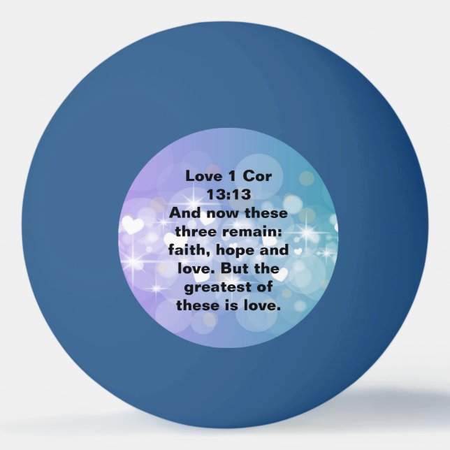 Bolinha De Ping Pong Amor (Frente)